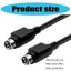 Niki Professional 4Pin DIN Loa Cáp Cho R1700BT R1600TIII Loa Cáp Truyền Tín Hiệu Cao Cấp