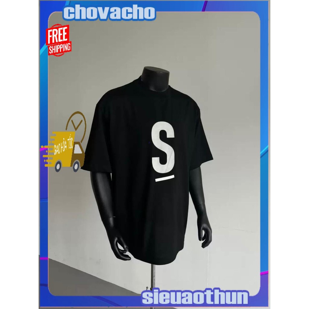 Áo thun Stee Cổ tròn S Localbrand ICVCVNI Unisex Menwear Cotton