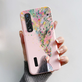 Dành Cho Oppo Find X2 Pro CPH2025 Find X2 CPH2023 Ốp Lưng Silicon Mềm Thời Trang Phi Hành Gia Họa Tiết Cao Su Cho Oppo findX2 Pro Vỏ Điện Thoại