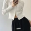 Áo khoác cardigan thu đông cách điệu phối khóa kéo hai chiều sexy chất liệu dệt kim dày dặn MT33 SP227
