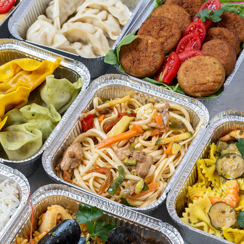 [Đặc sắc] 10 Khay thiếc lá nhôm - Hộp đựng thực phẩm - Hộp đựng giấy hấp cá - Đĩa nướng bánh mì - AirFryer Liner - Chịu nhiệt, chống dính, thân thiện với môi trường