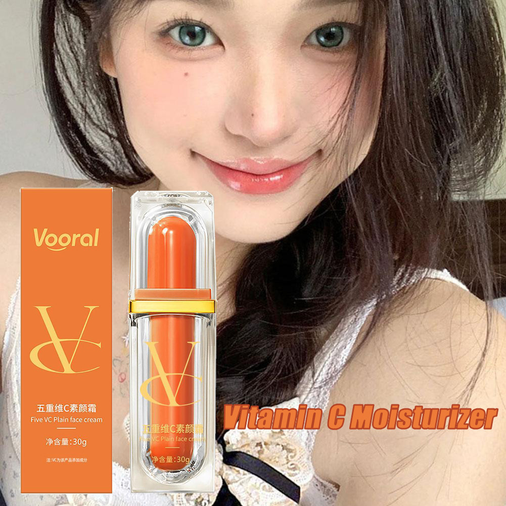 Kem dưỡng da Five Vitamin C 4 trong 1 Vooral Isolated Skin & Cream Brighten Kem che khuyết điểm Skin N0