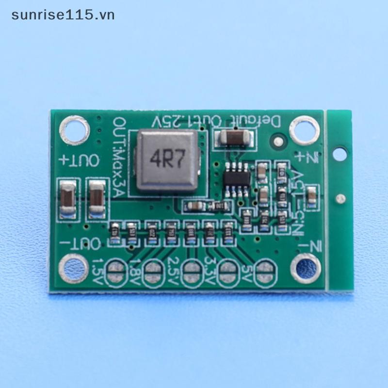 Bảng chuyển đổi nguồn từ SRVN 5-16V sang 1.25V 1.5V 1.8V 2.5V 3.3V 5V 3A.