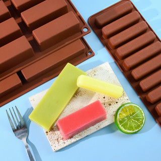 Khuôn Silicon Chữ Nhật Dài Làm Socola Kẹo Thanh,Bánh Ngũ Cốc,Thanh Protein, Granola,Nướng Bánh, Làm Xà Bông Handmade