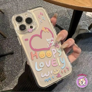 Colored heart Phone Case for IPhone 16 15 14 13 12Pro Max 11 XR XS Max 7 8 Plus Cartoon Phone Cover Soft Case TA
