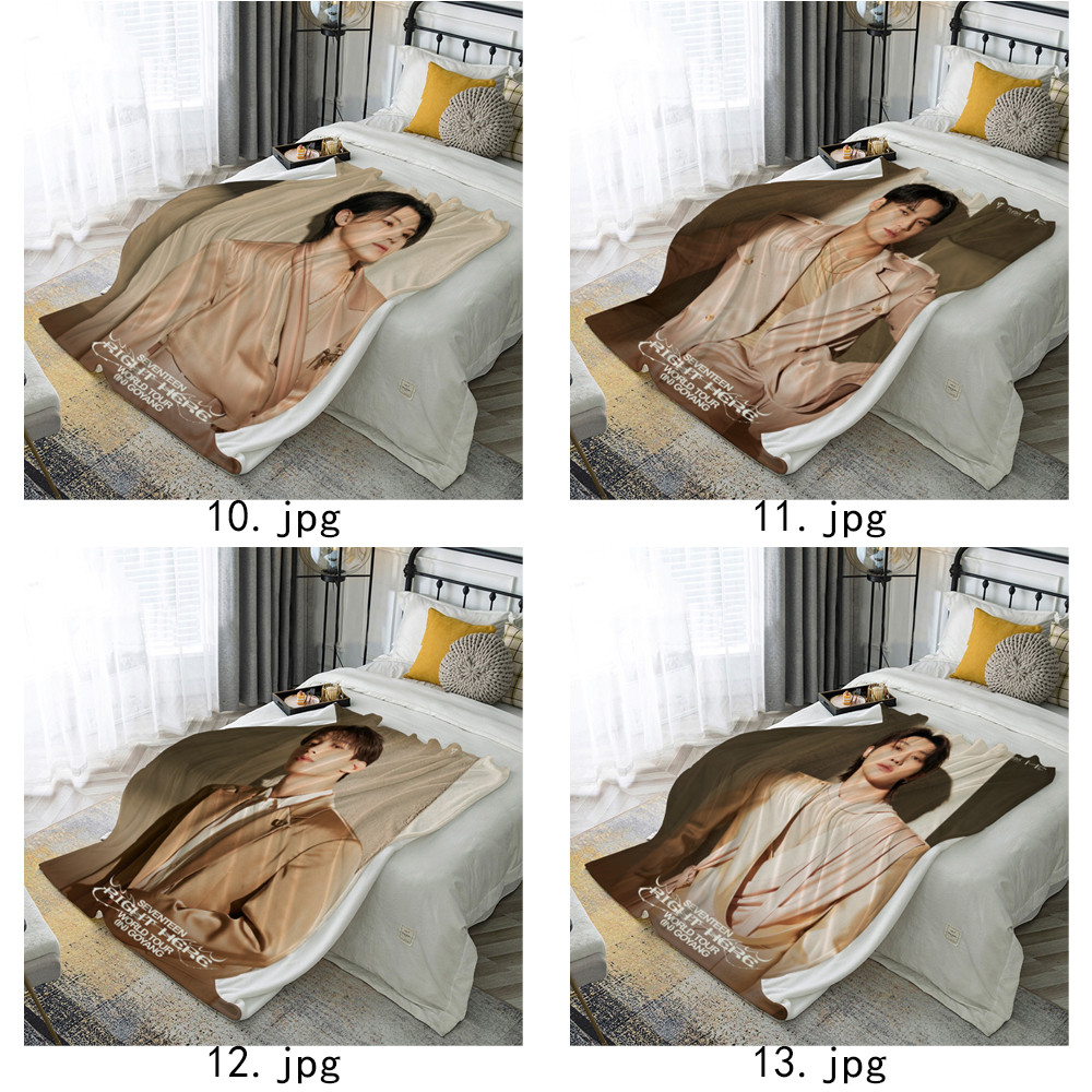Seventeen Chăn Flannel In Một Mặt Chăn Flannel Điều Hòa Không Khí Chăn
