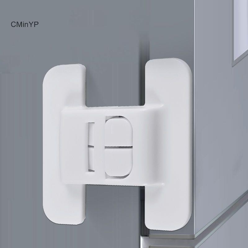 Cminyp 2 Chiếc Bảo Vệ An Ninh Trẻ Em Khóa Tủ Lạnh Nội Thất Nhà Cửa Tủ Khóa An Toàn Chống Mở Nước Tủ Khóa Vinh Quang