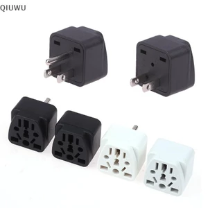 Qiuwu Bộ sạc du lịch đa năng mới của Mỹ Bộ chuyển đổi Nhật Bản Bộ chuyển đổi Đức Nga AU UK Kr EU sang US AC Ổ cắm điện Mỹ.