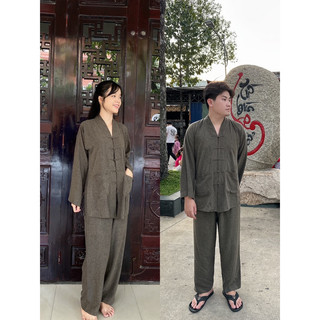 la hán linen cao cấp , đồ bộ đi chùa cho nam và nữ