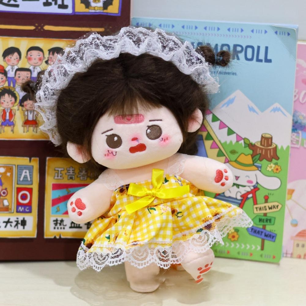 Flazea 20cm Quần Áo Búp Bê Cotton, Búp Bê Cotton 20cm Nhiều Kiểu Váy Ngọt Thay Đổi, Hoạt Hình BJD Quà Tặng Làm Bằng Tay Trang Phục Thay Thế Đồ Chơi Trẻ Em