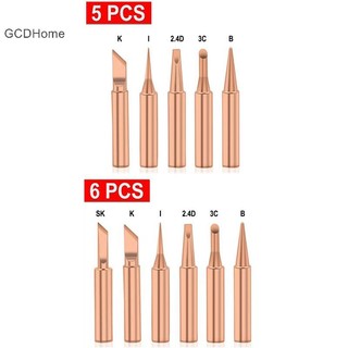 Gcdhome 5 / 6 Chiếc Đồng Nguyên Chất 900M-T Đầu Hàn Không Chì Đầu Hàn Đầu Hàn Nóng