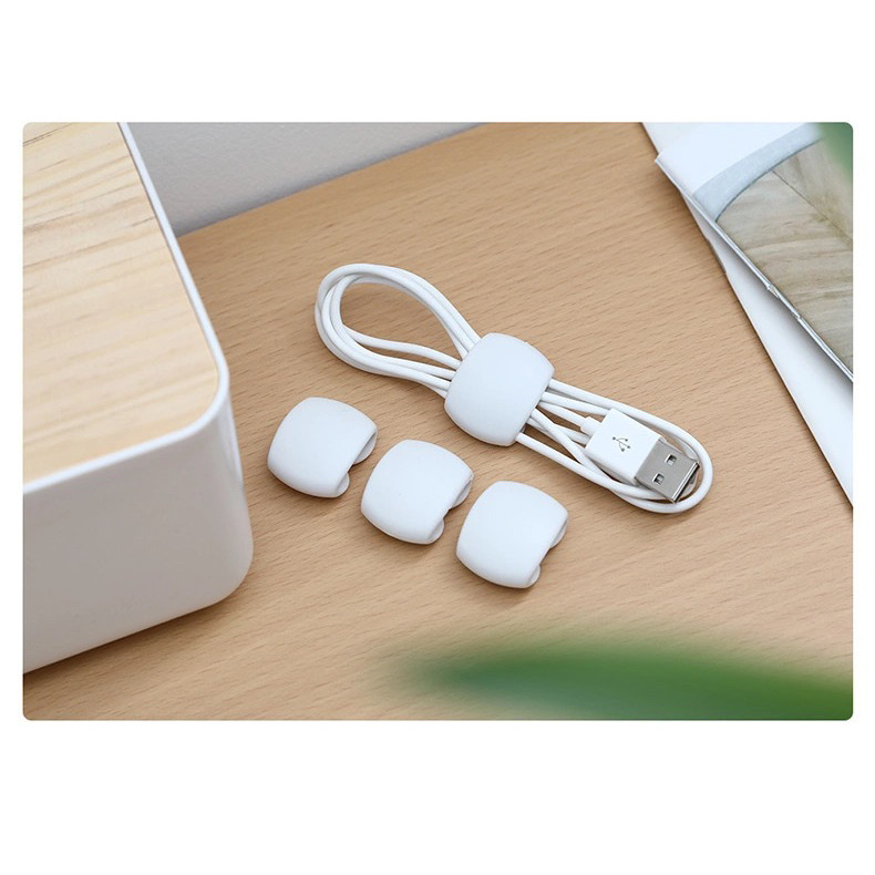 Phụ Kiện Điện Thoại Di Động Máy Tính Để Bàn Sắp Xếp Cáp Dữ Liệu Lưu Trữ Cáp Sạc Đa Năng Winder Hub Cáp Tai Nghe Cố Định Lưu Trữ Khóa