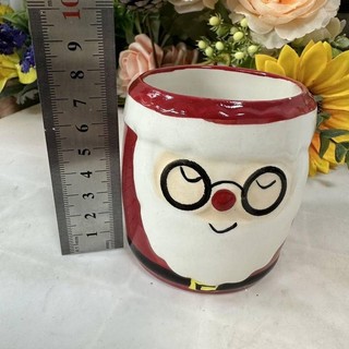 Giáng Sinh Gốm Sứ Dễ Thương Phong Cách Mới Bút Giữ Bình Bảo Quản Văn Phòng Bánh Gừng Người Ông Già Noel Lưu Trữ Đồ Trang Trí