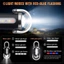 Đèn pin LED NORDICLIFE, Đèn pin móc khóa có thể sạc lại USB siêu sáng, có đèn đỏ & xanh di động Đèn làm việc Mini tìm kiếm đi bộ đường dài