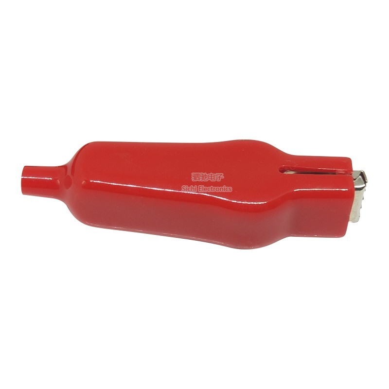 Kẹp cá sấu 75MM Kẹp lò xo lớn Báo chí Lò xo Thử nghiệm Kẹp rộng Miệng phẳng Miệng phẳng Full Vỏ 20A Dòng điện cao