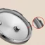 Vòng đệm silicon AMBU, Vòng đệm nồi áp suất vòng chữ O thay thế, Nồi áp suất đa kích thước bền bỉ Gioăng nồi áp suất nhôm Bộ phận dụng cụ nấu ăn