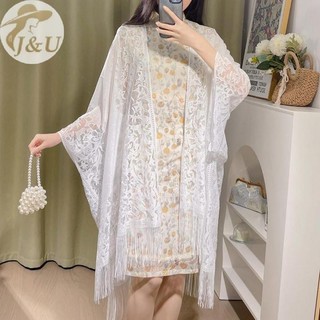 JU Capes Áo Poncho Ren Đi Biển Khăn Choàng Nữ Điều Hòa Khăn Đi Biển Mùa Hè Đi Biển Ngày Lễ Giải Trí Mũi Trung Quốc VN