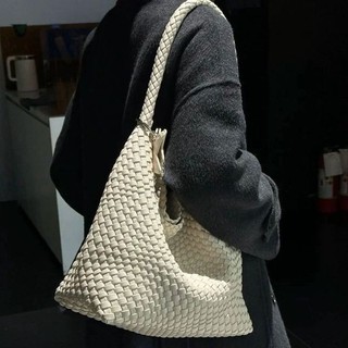 Bán chạy Túi Tote dệt tươi màu xanh thời trang dành cho nữ