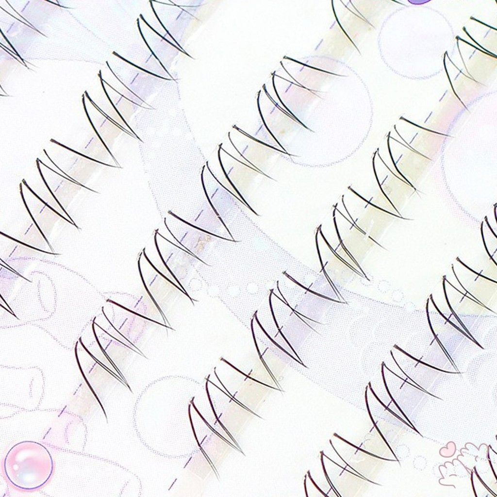 C Curl Lông mi dưới thực tế Cụm lông mi dưới riêng lẻ Món quà hoàn hảo cho bé gái hoặc nữ