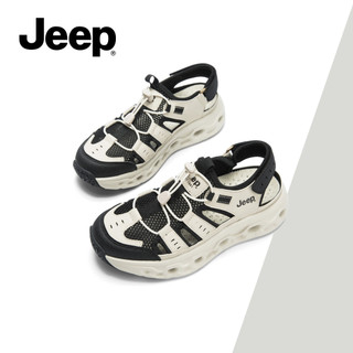 Xăng đan thể thao mới mùa hè dành cho nữ JEEP, Dép thông thường đi biển đục lỗ thoáng khí