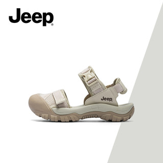 JEEP Nữ Mùa Hè Mới Về Xăng đan Mũi Đóng, Dép Đi Biển Đa Năng Thường Ngày, Nền Tảng Chunky Để Tăng Chiều Cao Xăng đan Thể Thao