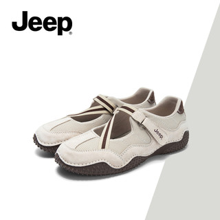 Giày Jeep Nữ Spring Hit Grey Mary Jane - Giày Ba Lê Lưới Thoáng Khí Phong Cách Ba Lê, Giày Đế Bằng Thấp