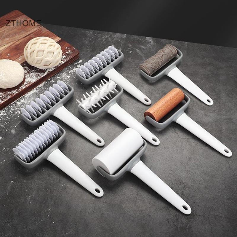 ZTHOME Xoay Smooth Baking Tool Bánh Quy Lưới Bột Con Lăn Cắt Pizza Bột Con Lăn Cắt Pizza Bột Con Lăn Cắt Cho Nhà Hàng HOT