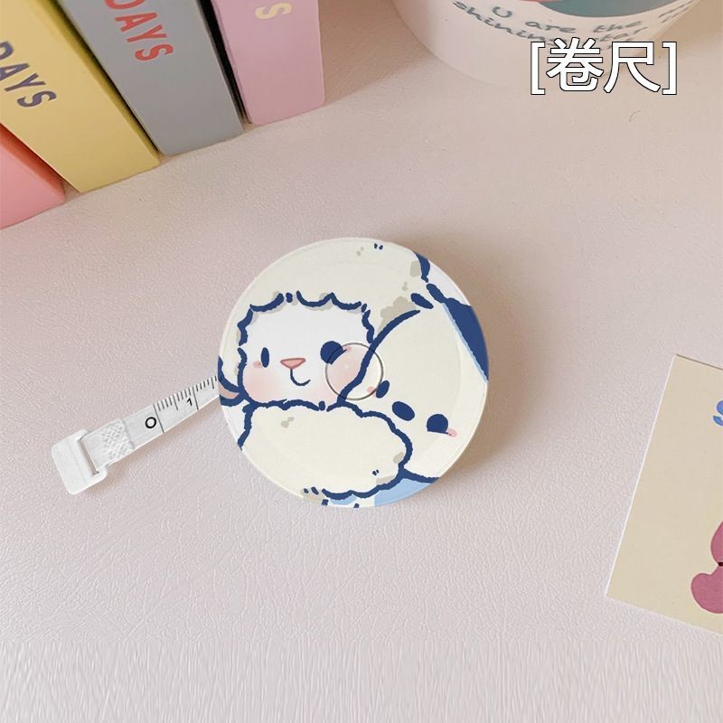 HelloKitty Băng Đo Mini Mét Đo Thước Quần Áo Thước Mềm Eo Thước Đo Chiều Cao Di Động YP0C