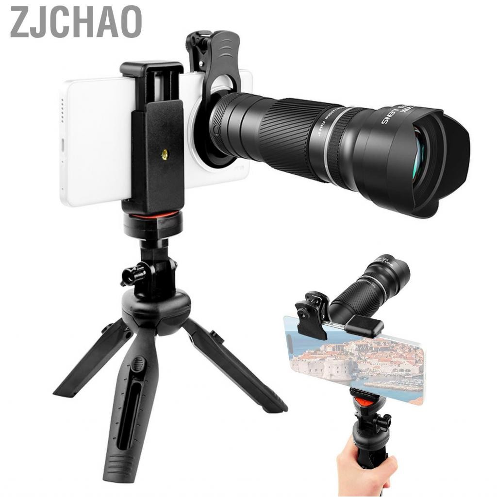 Zjchao ống kính zjchao 40x zoom với máy ảnh kính viễn vọng điện thoại chân máy