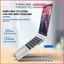 Giá đỡ laptop bằng nhôm điều chỉnh được độ cao, gấp gọn, hỗ trợ tản nhiệt khi kê máy tính MacBook.