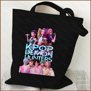 YT2 KPop Demon Hunters Túi Xách Thời Trang Dung Tích Lớn In Hình Nữ Hoạt Hình Túi Đeo Vai TY2