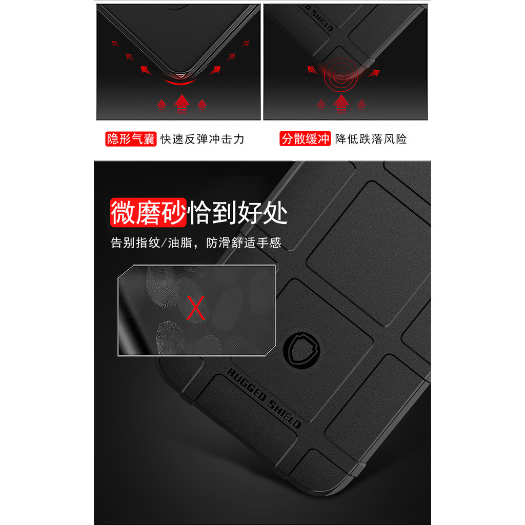 ÁO THUN RUGGED | Ốp Da Mờ Cho Samsung S10E S8 S9 + S10 + Plus 5G Sensation Chống Rơi Điện Thoại Di Động Mờ Vỏ Bảo Vệ Mềm Chống Sốc Vỏ Mờ