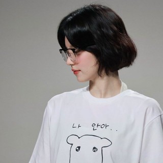 Áo Thun Tay Ngắn Nguyên Chất Cotton Cho Chụp Ảnh Đường Phố Style ITZY của Huang Lizhi