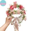 Sund Công Chúa Trẻ Em Siêu Tiên Vòng Hoa Mũ Đội Đầu Cô Gái Rừng Series Mô Phỏng Ruy Băng Hoa Cô Gái VN