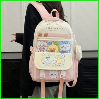 Ba Lô Chiikawa Cho Học Sinh Dung Tích Lớn Nhẹ In Hình Nữ Dễ Thương Usagi School Bag