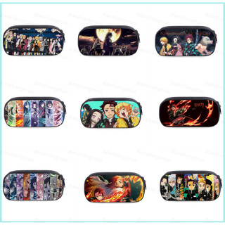 YT4 Demon Slayer Anime Văn Phòng Phẩm Hộp Đựng Bút Chống Thấm Nước Túi Tanjirou Nezuko Zenitsu Inosuke Quà Tặng Cho Trẻ Em