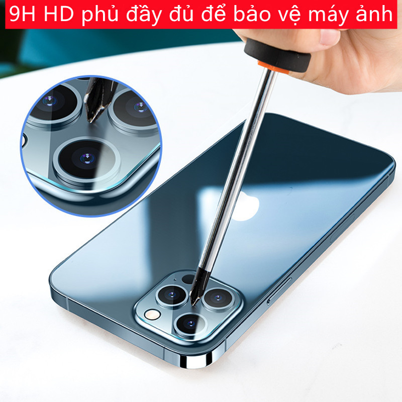 (Full Cover) cho iPhone 17 / 16 / 15 / 14 / 13 / 12 / 11 / Air / Pro Max / Xs Max / XR / Plus Phim bảo vệ Camera mini