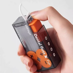 Yoo Floss Pick Dispenser Chức năng phóng tự động Hộp đựng nha khoa du lịch tại nhà