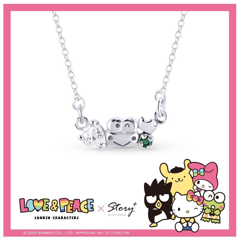 Niche Original Big-Eyed Ếch keroppi Kerobi Vòng Cổ ins Cùng Phong Cách Thời Trang Tinh Tế Bạn Bè