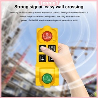 Máy sao chép điều khiển từ xa 2 / 4 nút Bộ điều khiển từ xa không dây công nghiệp Cần cẩu chống nước Bộ điều khiển vô tuyến công nghiệp Khoảng cách xa [jennie1.vn]