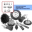 EDB * Bàn chải bánh xe dây khoan điện bằng thép Carbon 9pc Bộ mài loại bỏ sơn rỉ sét