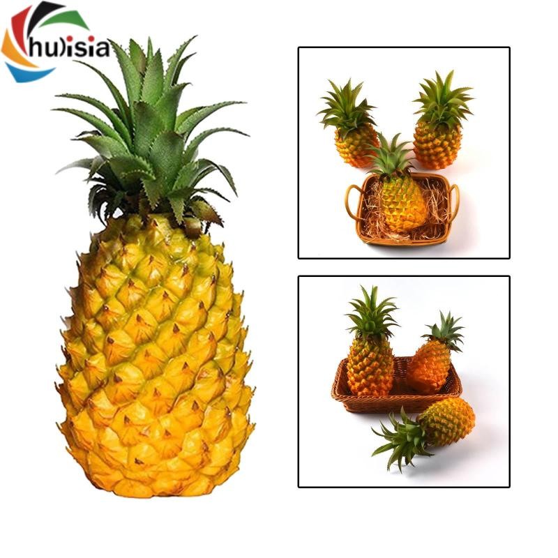 chulisia Mô Phỏng Dứa Nhân Tạo Hình Trái Cây Giả Trang Trí Màn Hình Thủ Công Sống Động Như Thật Cho Phòng Tủ Đồ Chơi Trẻ Em