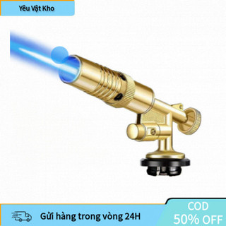 【COD】Khò Gas Mini Ống Dài Lõi Đồng – Đầu Khò Tự Đánh Lửa, Cho Lửa Xanh Cực Mạnh