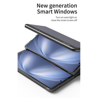 Smart Wake & Sleep Bao da từ tính Funda Cho VIVO X Fold 5 x gấp 3 pro Flip cover