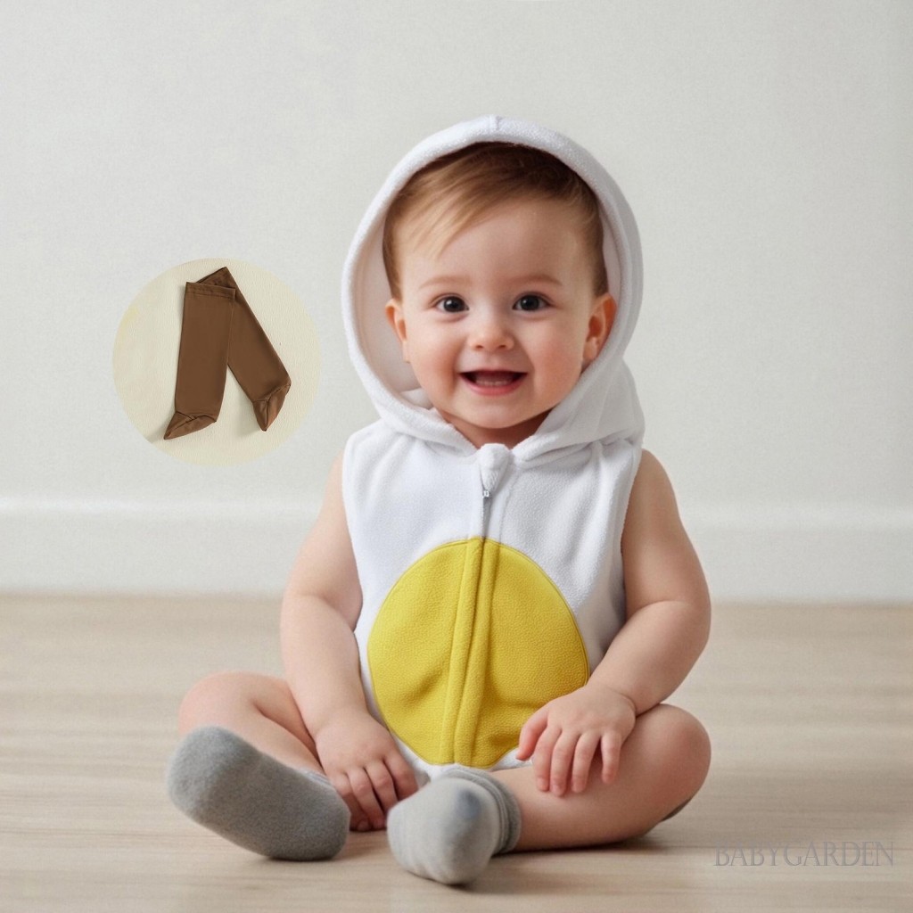 Trang phục Halloween cho bé Áo liền quần có mũ trùm đầu không tay và tất dài Bộ trang phục trẻ sơ sinh Trang phục sơ sinh