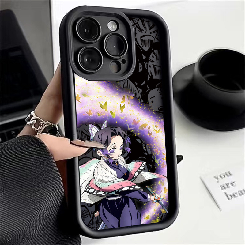 Anime Demon Slayer Tomioka Giyuu Kochou Shinobu Ốp Lưng Samsung Galaxy M34 M31 M51 M30S M23 M20 M11 M15 M16 F06 J4 J6 Plus J7 Core J8 A10 A01 A31 A02 S20 Ultra Ốp Lưng Silicon