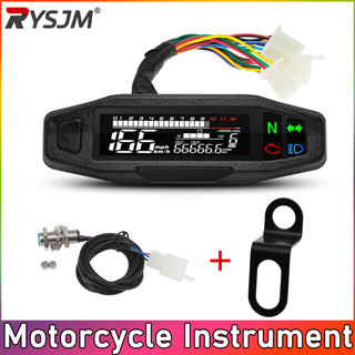 Đồng Hồ Kỹ Thuật Số Dặm Điện Áp Mini Đa Năng RPM Xe Máy Đồng Hồ Tốc Độ Cho ktm EXC 250 rusi KR200