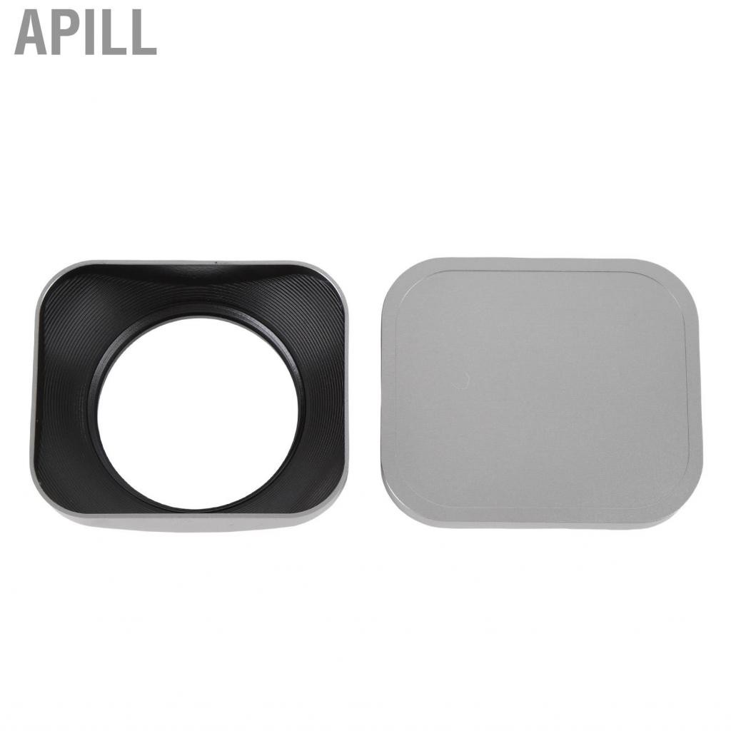 Apill Apill-VN Gugxiom Camera Lens Hood Square Metal Vít trong bóng râm với nắp cho máy ảnh DSLR SLR (39mm)