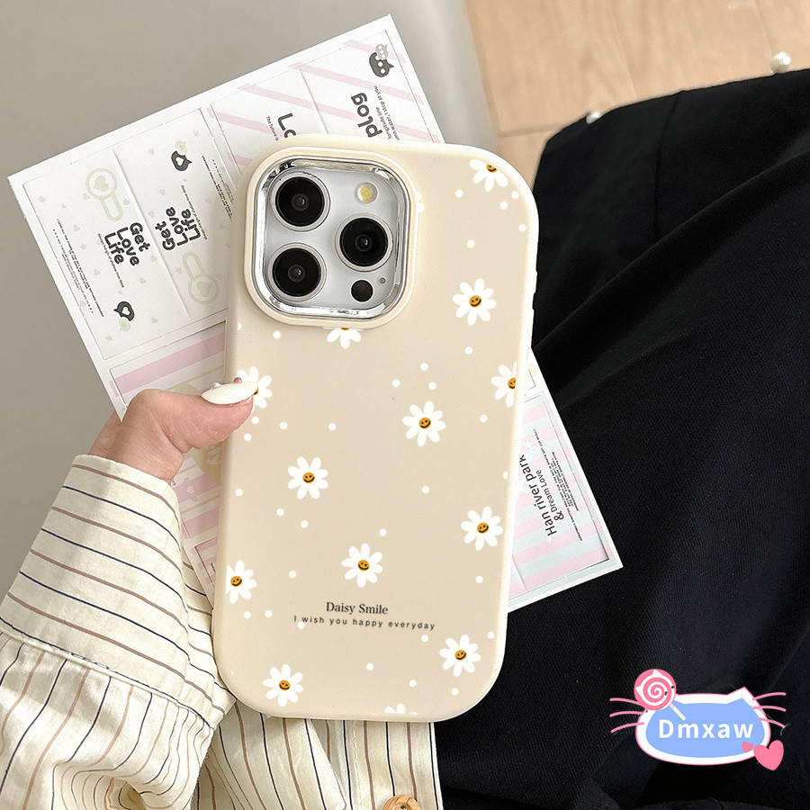 Ốp Điện Thoại Hoa Phong Cách Hàn Quốc Cho Honor X9C Smart X10 X9 X9B X9A 9X Pro X8 X7 X7C Magic 7 6 Pro 5 4 Lite 4G 5G Vỏ Mềm Chống Sốc Hoa Cúc Trắng Dễ Thương