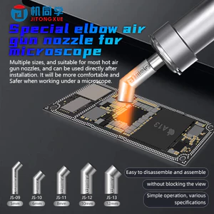 5 Cái / bộ JTX Đa Năng Khuỷu Tay Nóng Súng Phun Bộ 5MM 6MM 8MM 10MM 12MM Cho Tất Cả Súng Không Khí Nóng Noozle